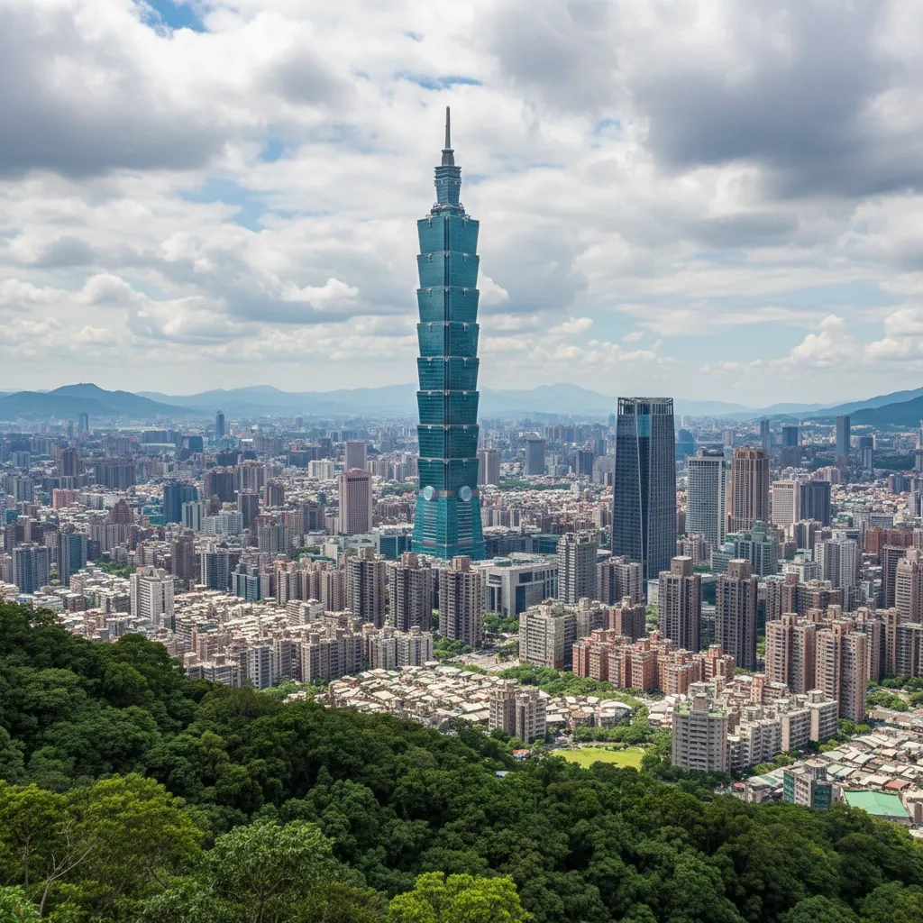 Taiwan Marathon 08: Tower T101 in Taipeh Taiwan Marathon 08: Tower T101 in Taipeh