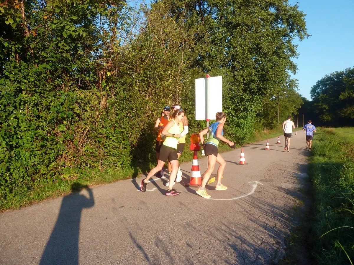 Utralauf Kandel 2024: Heftiges Gedränge am Wendepunkt