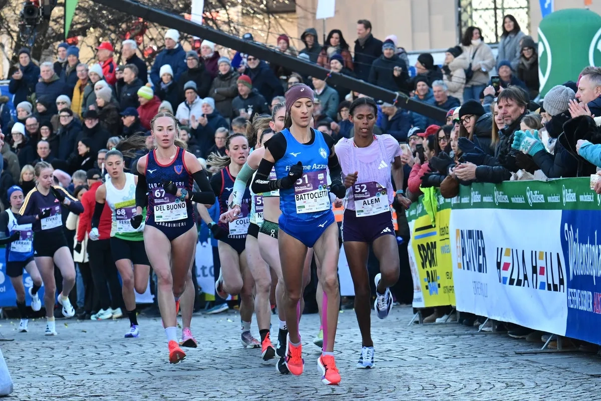 Silvesterlauf BOClassic 2025: Spitzengruppe Frauen