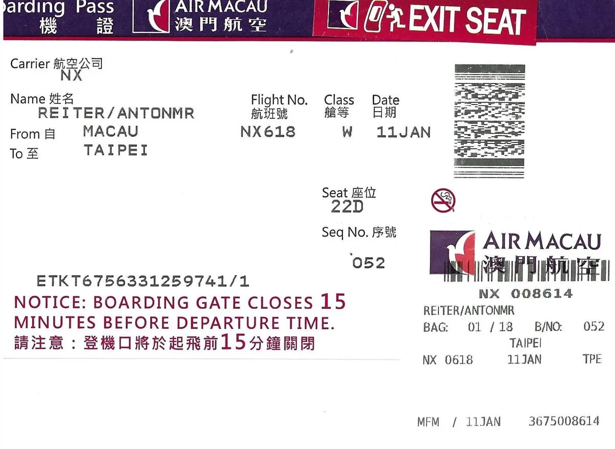 Taiwan Marathon 01: Ticket Air Macau South China Marathon Challenge 83 1769876701