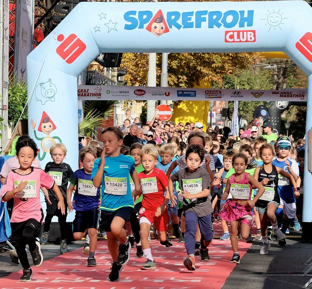 Graz Marathon 2025: Start zum Kids Run