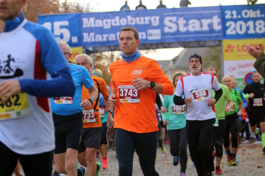 Magdeburg Marathon Strecke