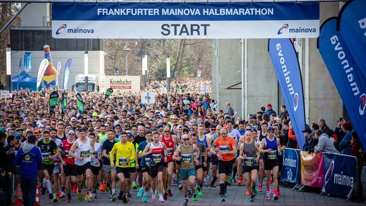 Frankfurter Halbmarathon 2023, Foto: © Veranstalter Frankfurter Halbmarathon 2023, Foto: © Veranstalter