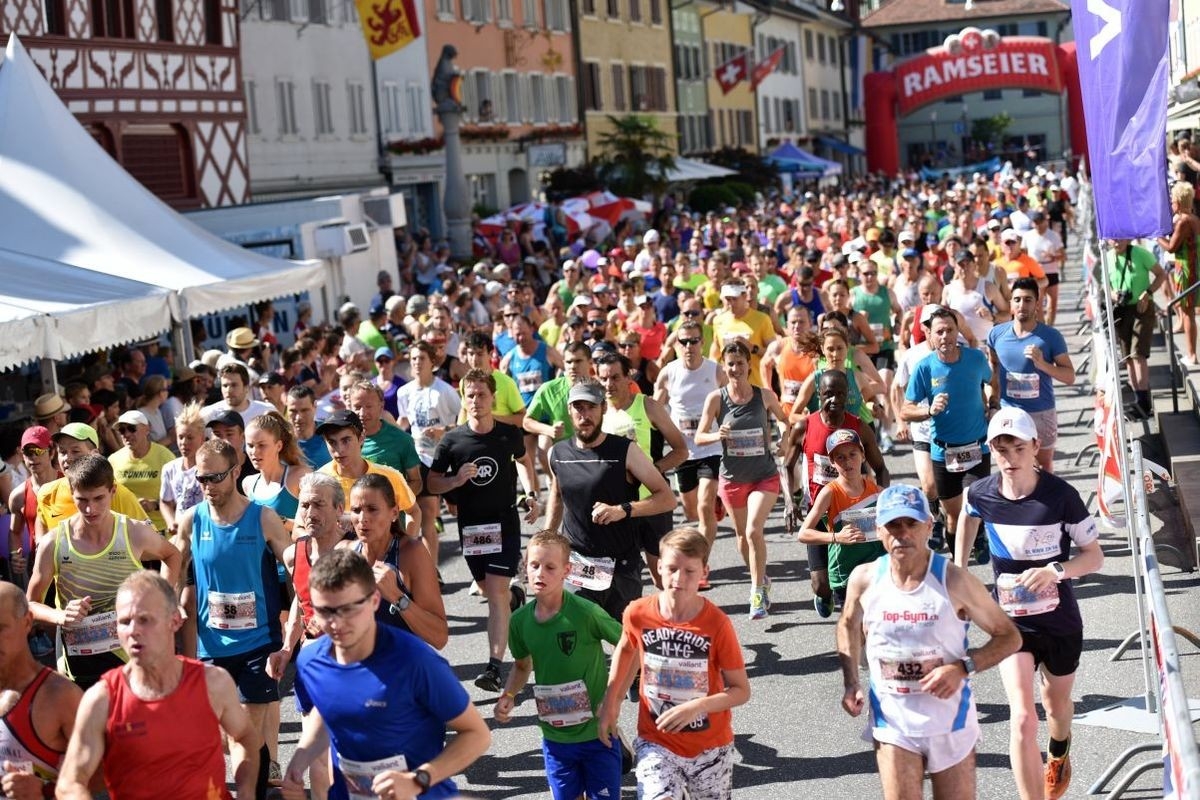 Hellebardenlauf Sempach, Foto Daniel Werthmüller Hellebardenlauf Sempach, Foto Daniel Werthmüller