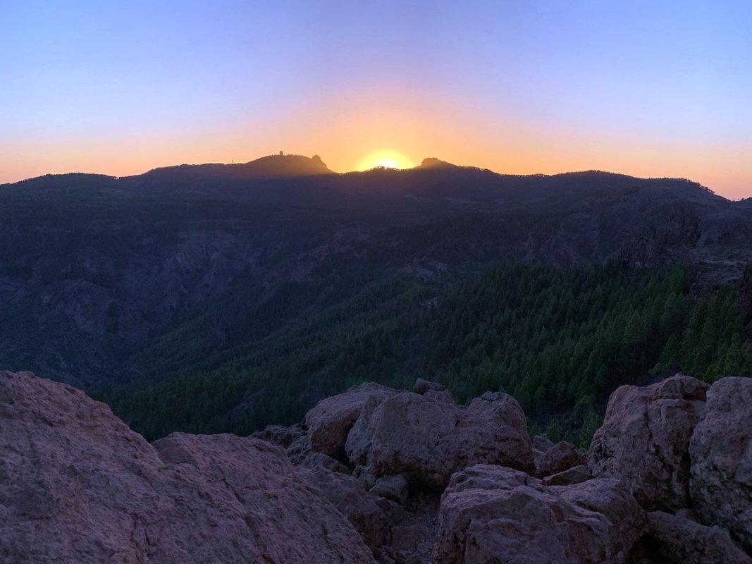 Roque Nublo 09: Tolles Morgenpanorama am Roque Nublo Roque Nublo 09: Tolles Morgenpanorama am Roque Nublo