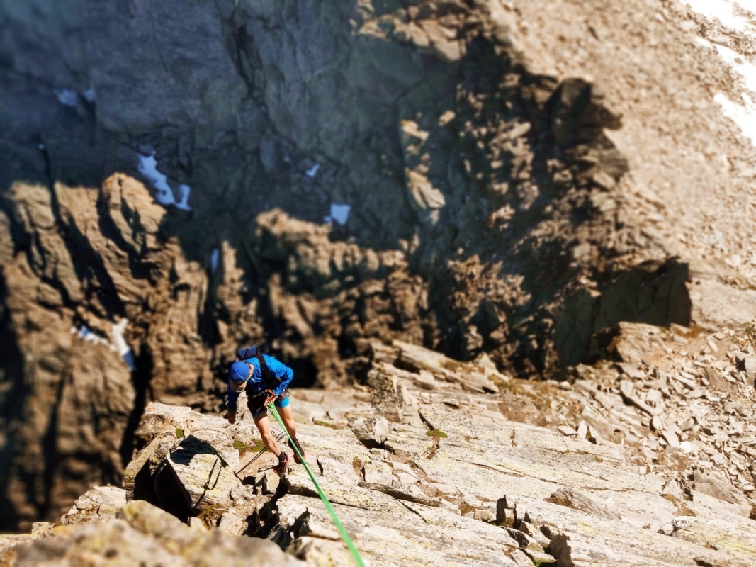 Zsigmondyspitze 67: Abseilen Zsigmondyspitze 67: Abseilen