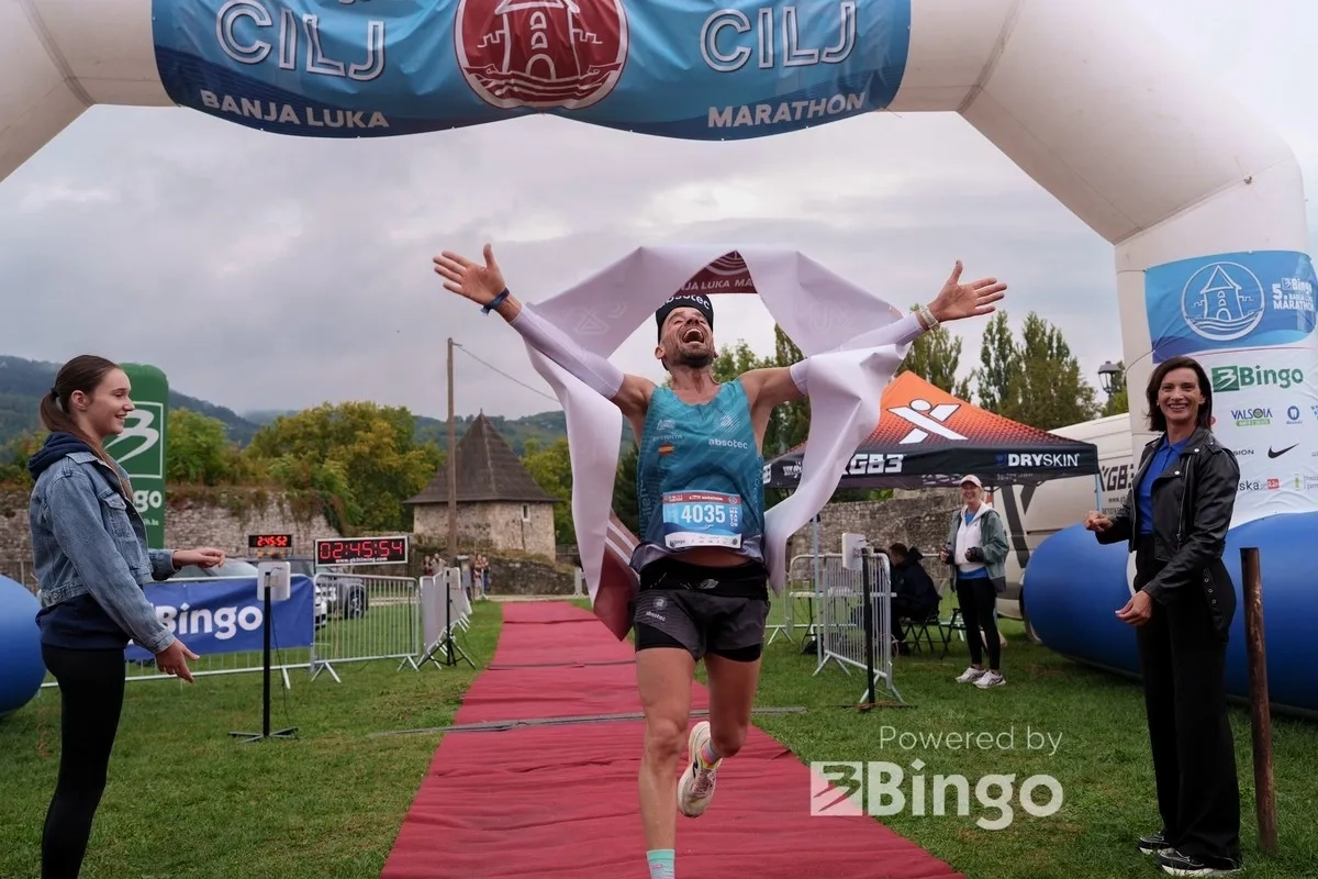 Der Sieger des Banja Luka Marathon 2025 (Foto: © Veranstalter) Der Sieger des Banja Luka Marathon 2025 (Foto: © Veranstalter)