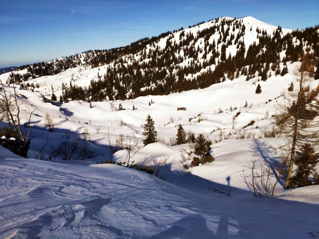 Blick auf den Großen Hühnerkogel im Jahr 2022 Blick auf den Großen Hühnerkogel im Jahr 2022