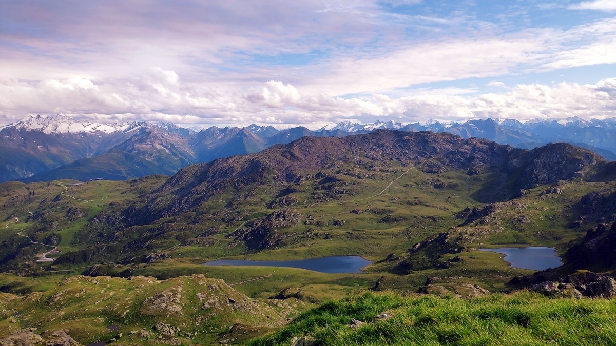 Katzenkopf 05: Blick vom Katzenkopf zum Langen See Katzenkopf 05: Blick vom Katzenkopf zum Langen See