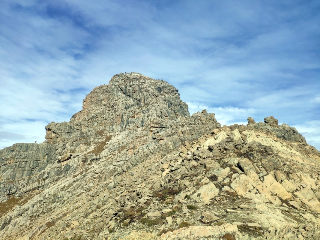 Reichspitze 04: Kurz vor dem Kletterabschnitt. Reichspitze 04: Kurz vor dem Kletterabschnitt.