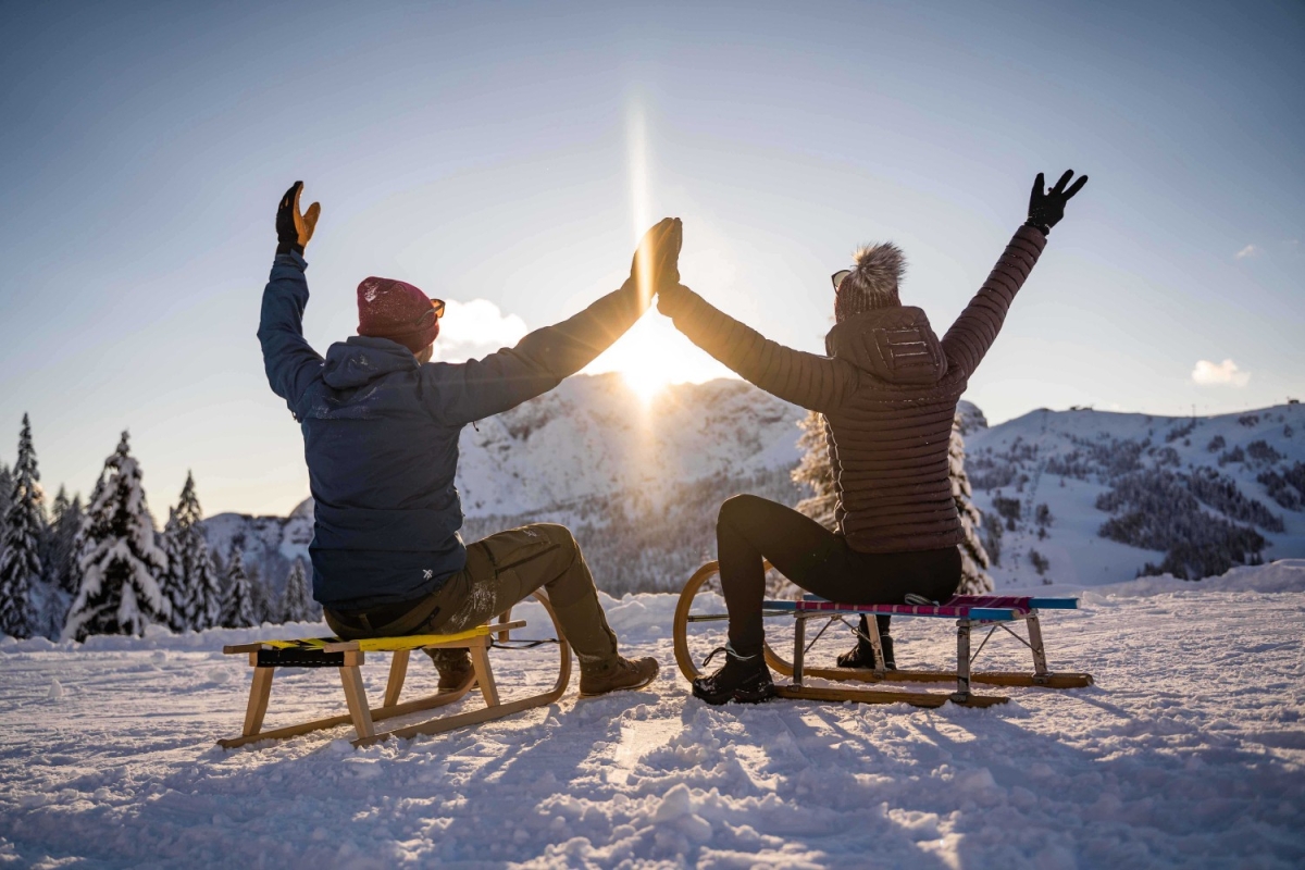Eine Rodelpartie geht immer Eine Rodelpartie geht immer