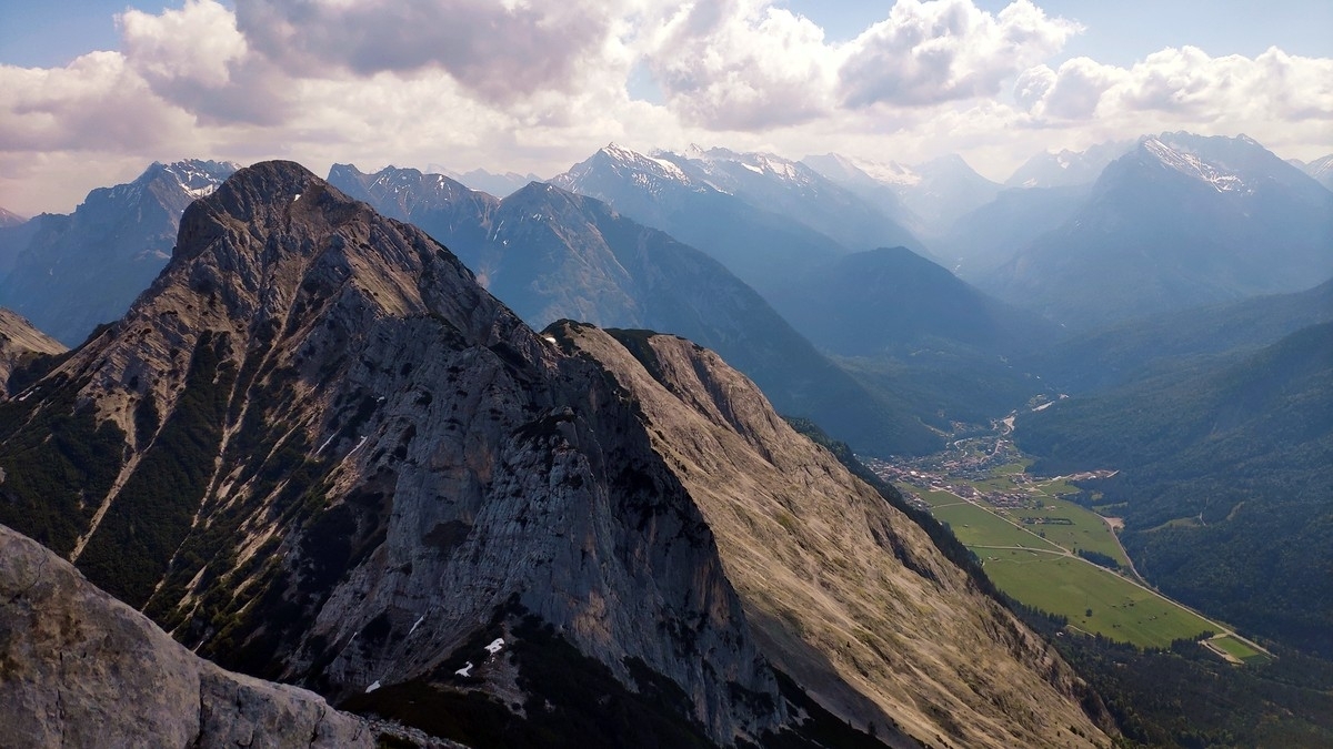Große Arnspitze von der Arnplattenspitze aus Große Arnspitze von der Arnplattenspitze aus