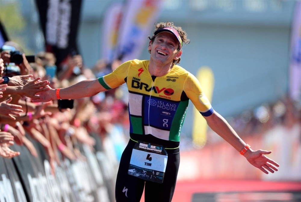 Tim Don bei seinem Triumph beim IRONMAN 70.3 Costa Rica © Donald Miralle for IRONMAN Tim Don bei seinem Triumph beim IRONMAN 70.3 Costa Rica © Donald Miralle for IRONMAN