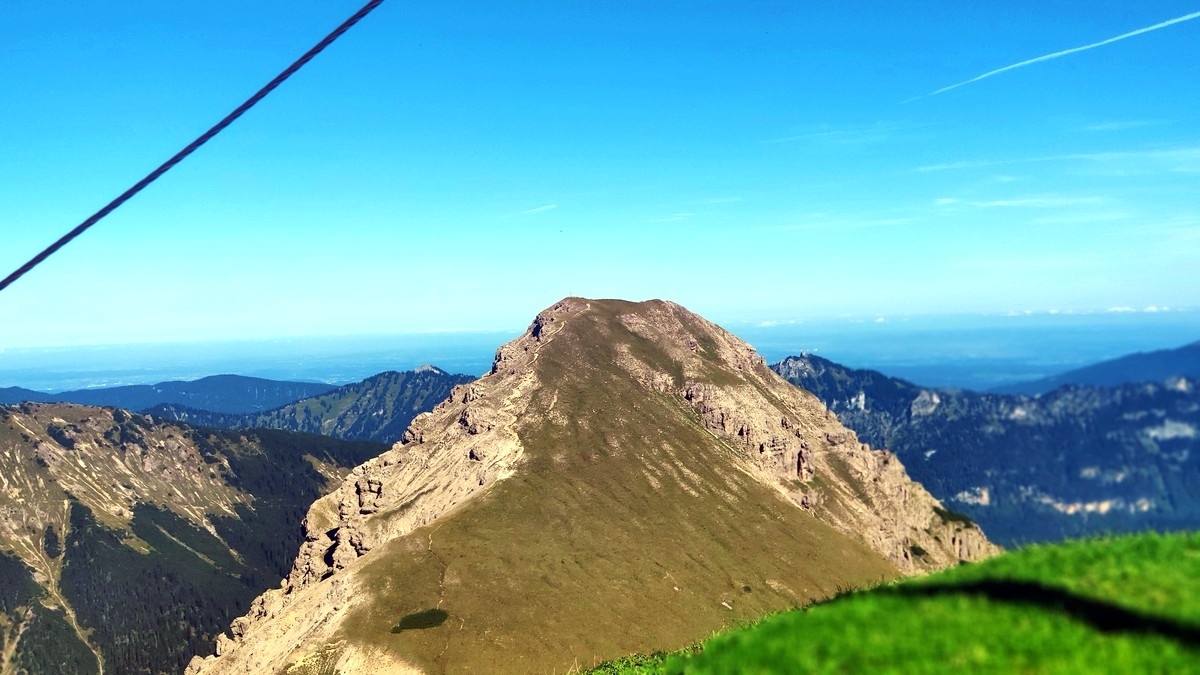 Blick von der Friederspitze auf den Frieder Blick von der Friederspitze auf den Frieder