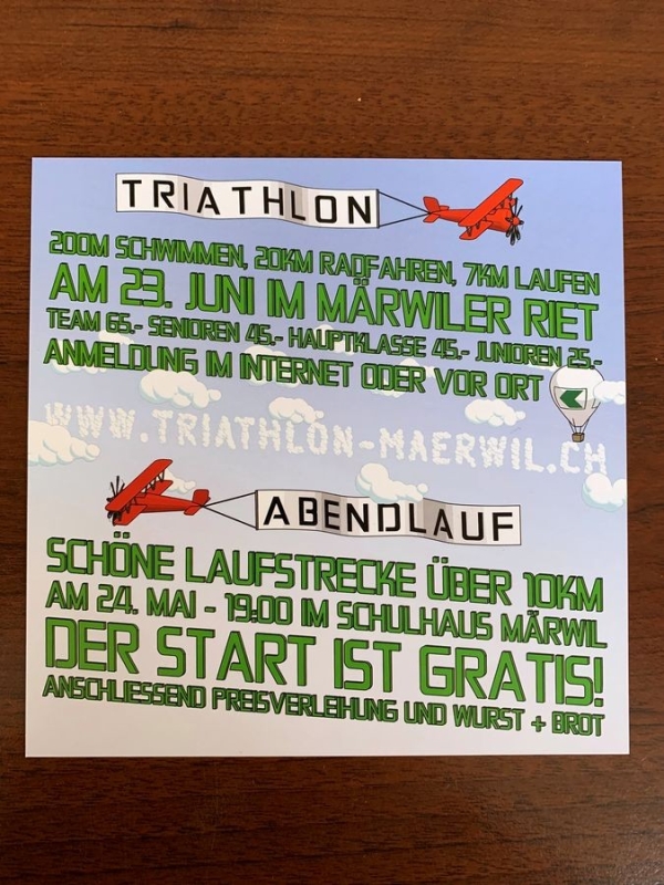 Triathlon Märwil, Foto Veranstalter Triathlon Märwil, Foto Veranstalter