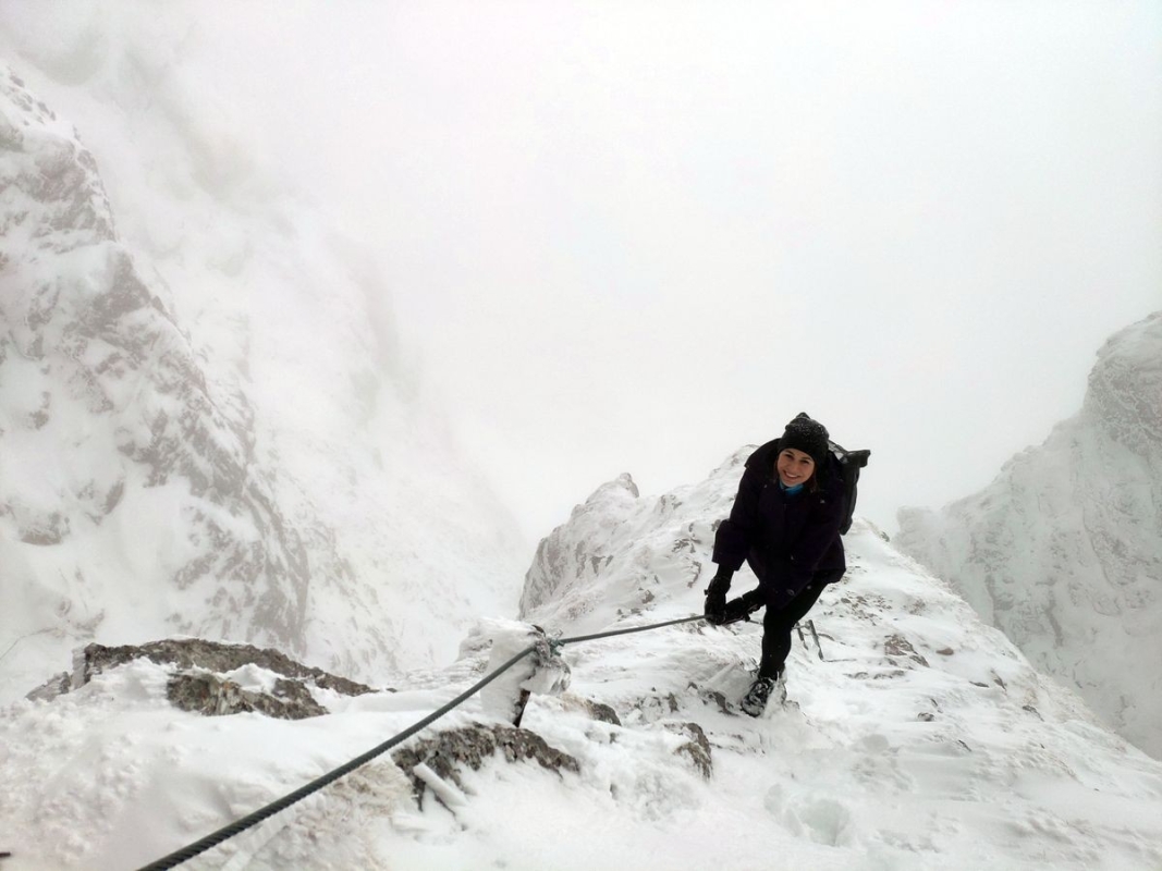 Reißtalersteig (Rax) im Winter 05: Der Reißtalersteig Reißtalersteig (Rax) im Winter 05: Der Reißtalersteig