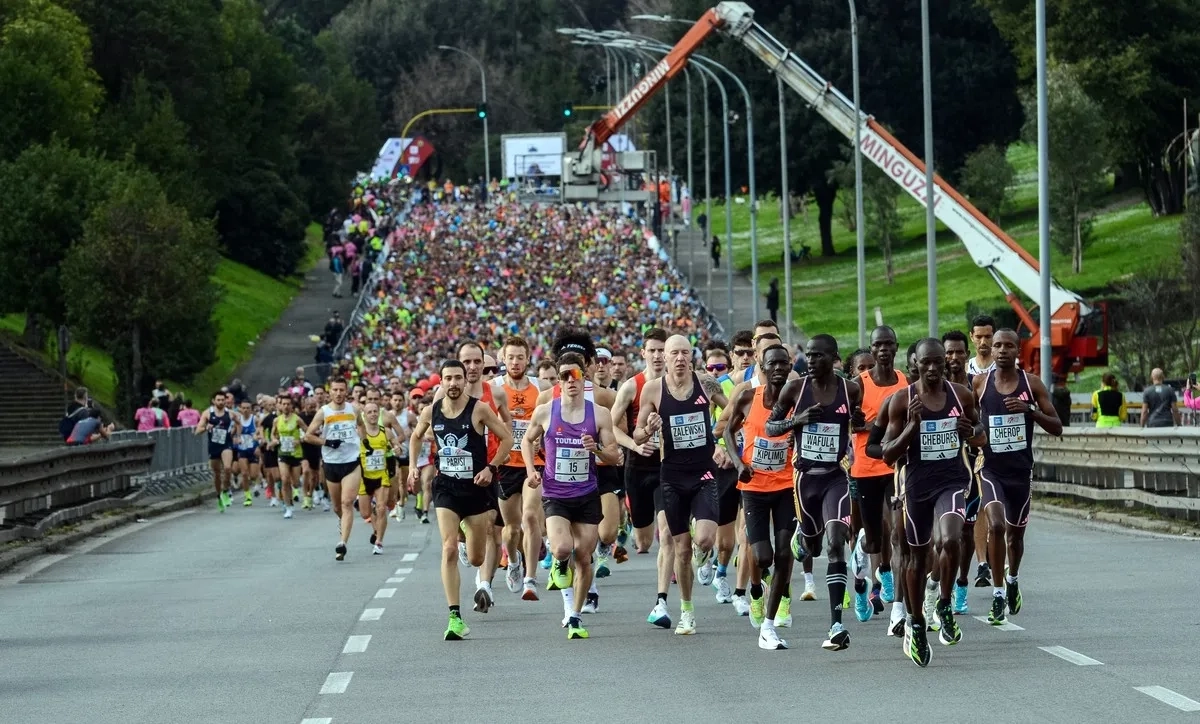 Roma-Ostia Halbmarathon, Foto: © LaPresse Roma-Ostia Halbmarathon, Foto: © LaPresse