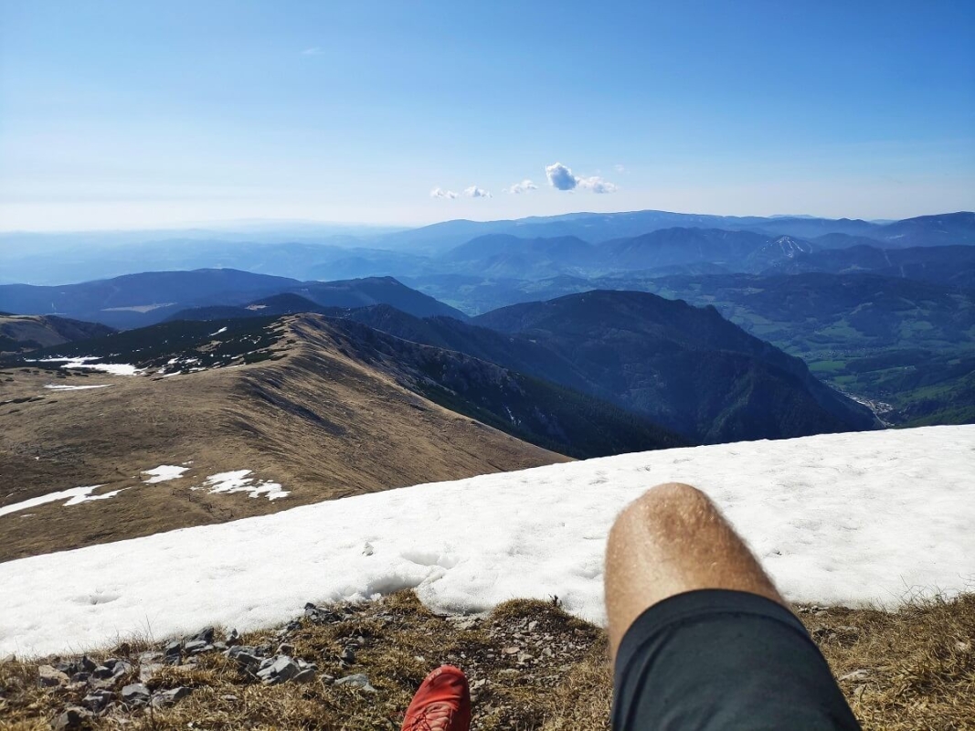 Schneeberg Gipfel am Klosterwappen Schneeberg Gipfel am Klosterwappen