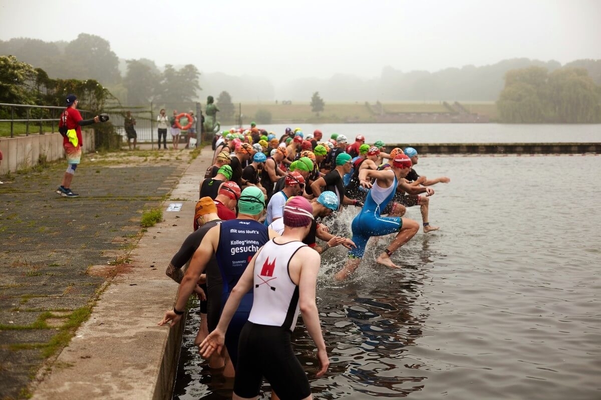 Stadtparktriathlon Hamburg 2023, Foto: © Veranstalter Stadtparktriathlon Hamburg 2023, Foto: © Veranstalter