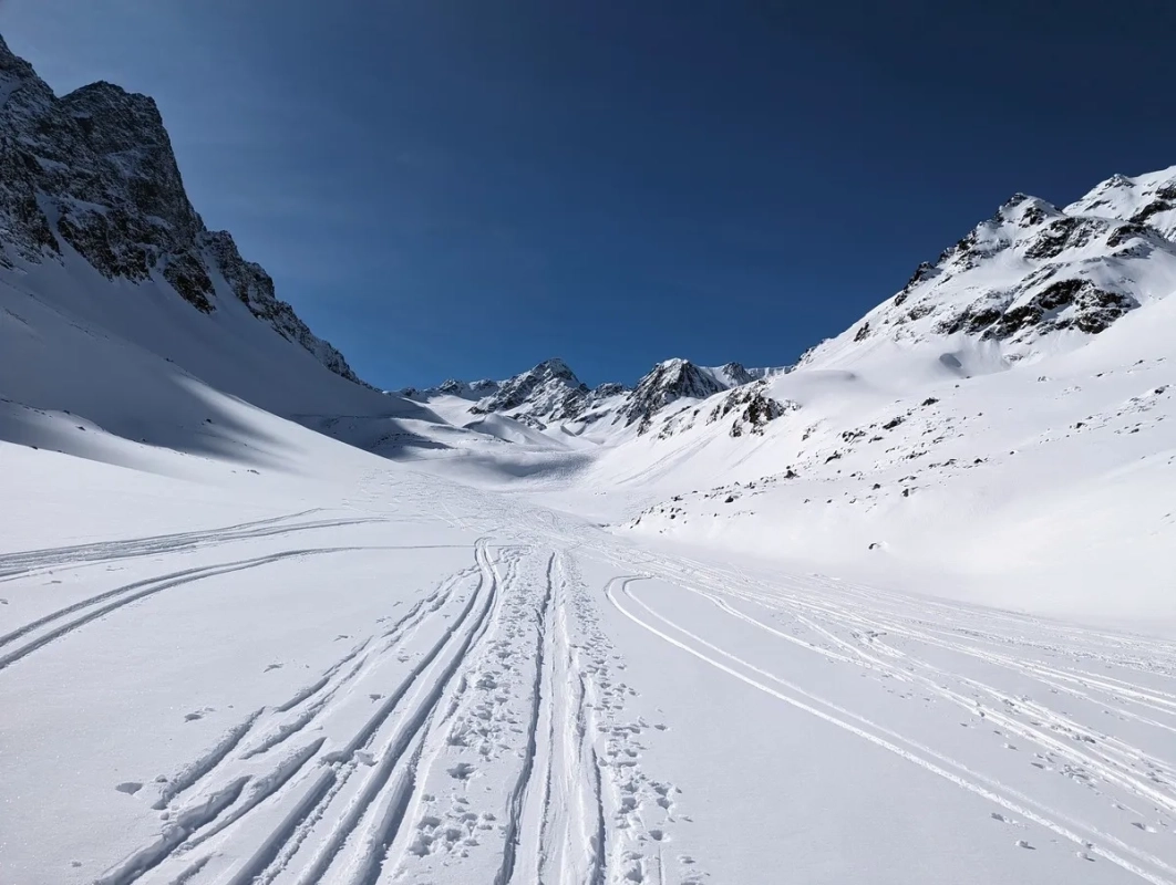 Längentaler Weißerkogel im Winter 2024 Längentaler Weißerkogel im Winter 2024
