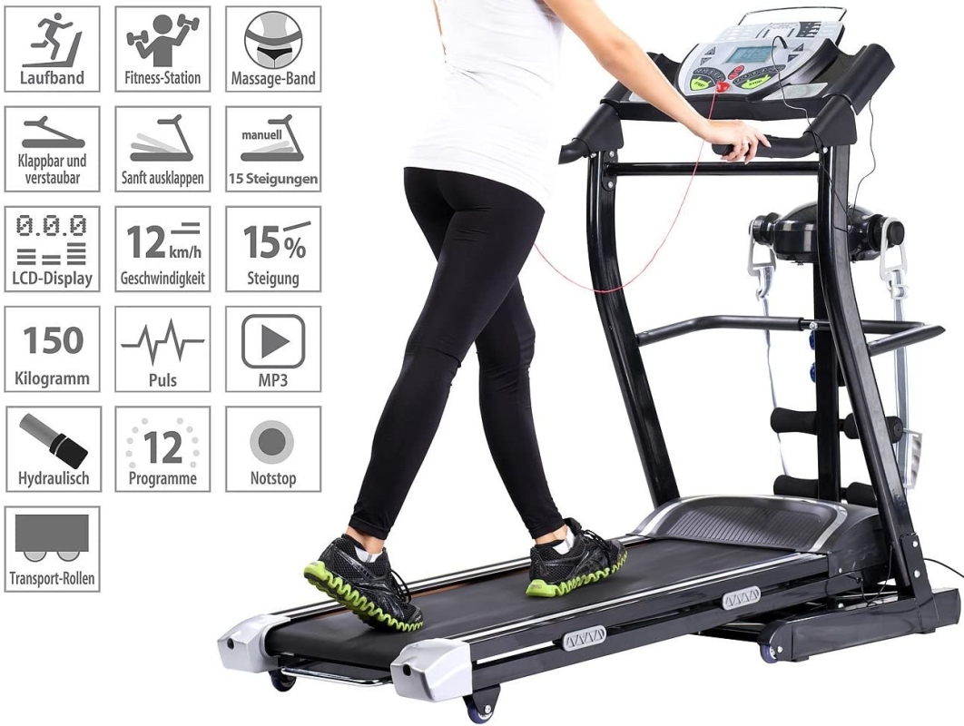 Newgen Medical LF-412 2in1-Profi-Laufband, Foto: Hersteller / Amazon Newgen Medical LF-412 2in1-Profi-Laufband, Foto: Hersteller / Amazon