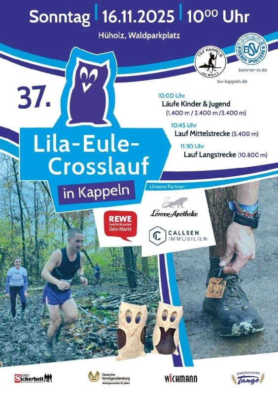 Lila-Eule-Cross Kappeln 2025 Lila-Eule-Cross Kappeln 2025