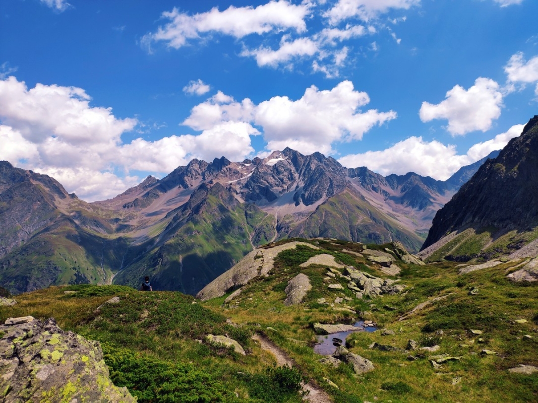 Hohe Geige vom Westen aus Hohe Geige vom Westen aus