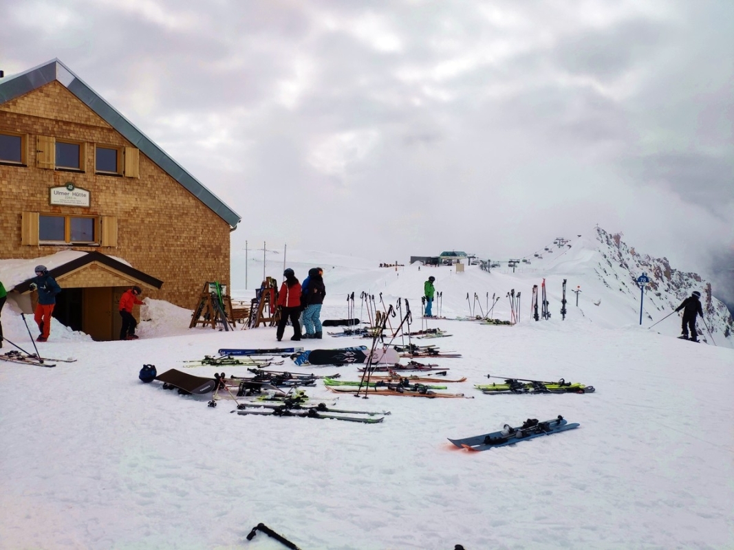 Ulmer Hütte im Winter 2023 Ulmer Hütte im Winter 2023