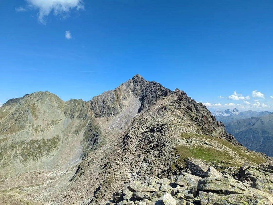Peiderspitze von der Peider Scharte Peiderspitze von der Peider Scharte