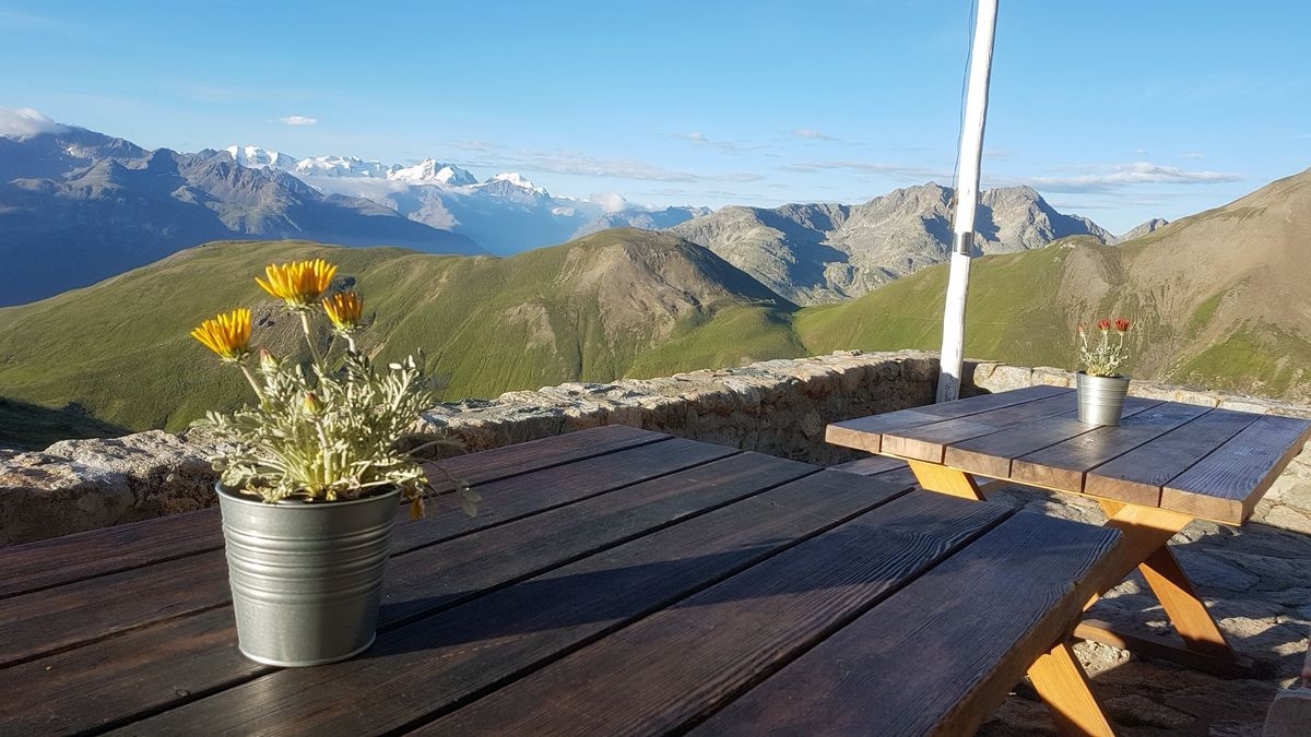 Es-Cha Hütte (Chamanna d'Es-Cha), Foto von Silvana Ulmann Es-Cha Hütte (Chamanna d'Es-Cha), Foto von Silvana Ulmann