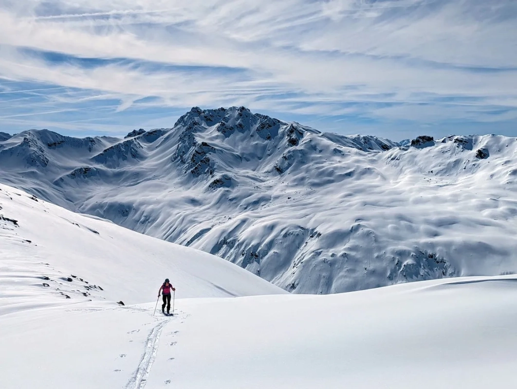 Schafbergböden 15: Blick zurück beim Grat. Schafbergböden 15: Blick zurück beim Grat.