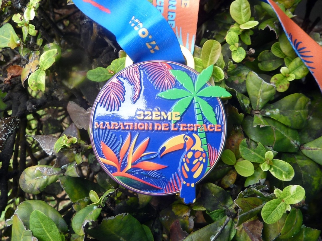 Marathon de l'Espace Kourou Medaille 2024 Marathon de l'Espace Kourou Medaille 2024