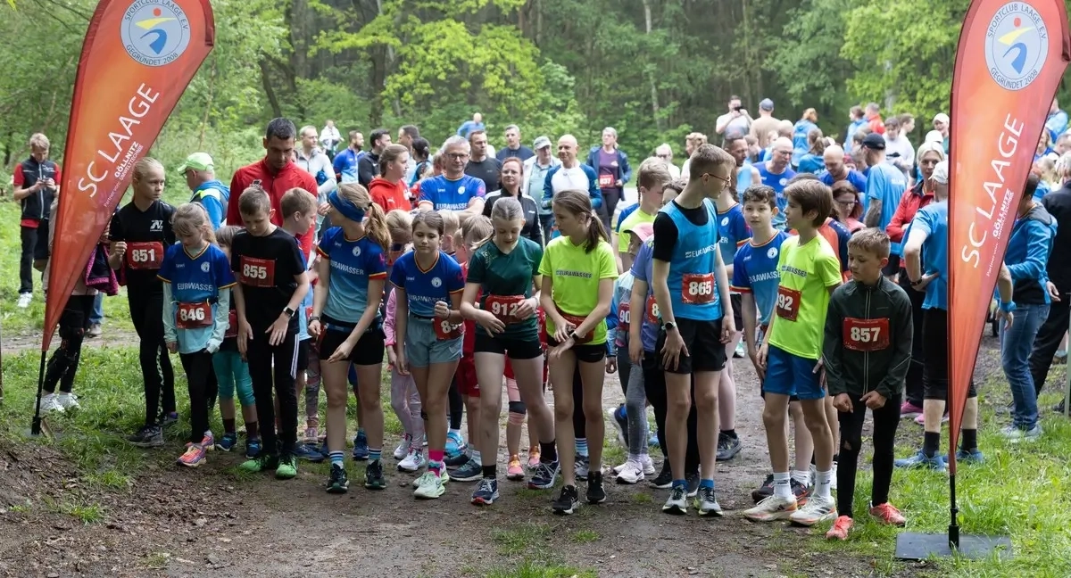 Start zum Waldlauf in Laage 2024. Foto: © Ralf Sawacki Start zum Waldlauf in Laage 2024. Foto: © Ralf Sawacki