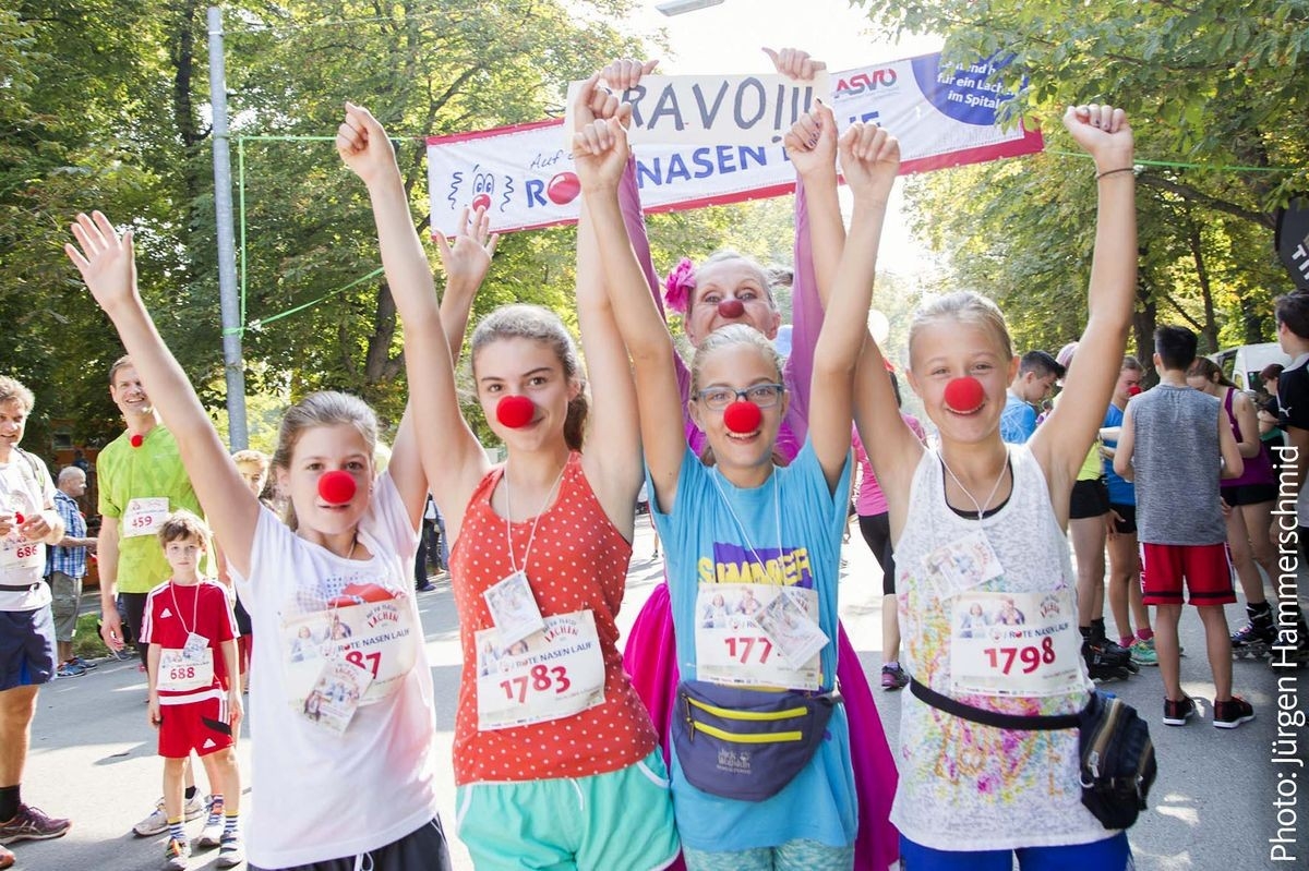 Lockenhauser Rote Nasen Lauf, Foto Jürgen Hammerschmid / Rote Nasen Lockenhauser Rote Nasen Lauf, Foto Jürgen Hammerschmid / Rote Nasen