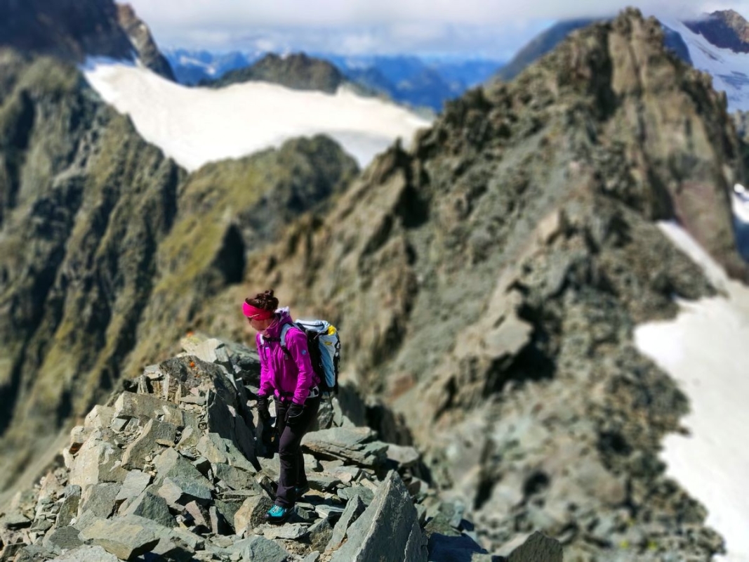 Ruderhofspitze 38: Gipfelgrat Ruderhofspitze 38: Gipfelgrat