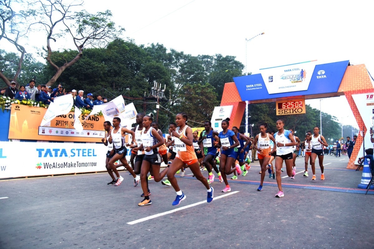 Tata Steel Kolkata 25K, Foto: Veranstalter Tata Steel Kolkata 25K, Foto: Veranstalter