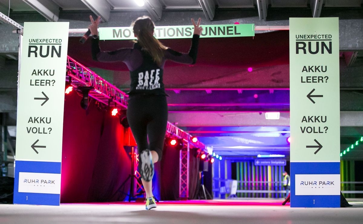 Unexpected Run RuhrPark Bochum: Parkhaus-P6-Höhenlauf, Foto Veranstalter Unexpected Run RuhrPark Bochum: Parkhaus-P6-Höhenlauf, Foto Veranstalter