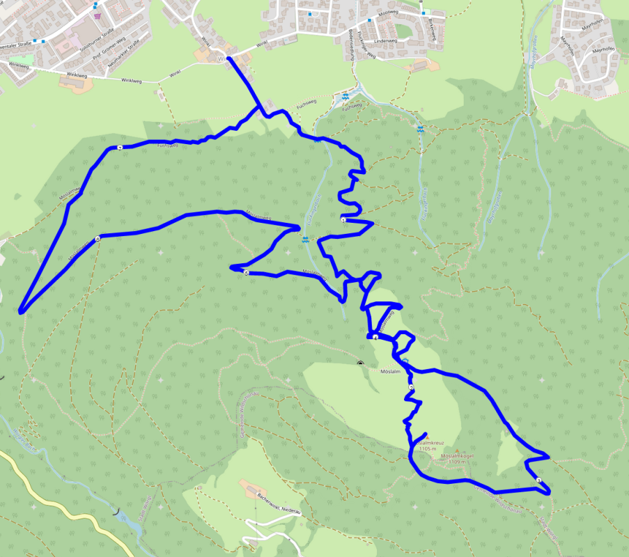 Möslalmkogel Karte Möslalmkogel Karte