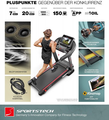 Sportstech F37 Laufband, Foto: Hersteller / Amazon