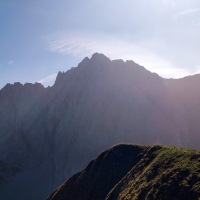 Gabelspitze vom Tschachaun fotografiert