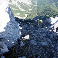Kleiner Buchstein 22 - Somit geht es auf eher leichter Kletterei (max. 2) auf dem Normalweg zum Gipfel.