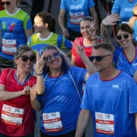 Traditionell geht´s beim Welser Businessrun entspannt zu