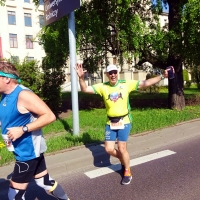Cracovia Maraton 2023, Marathontag. Bild 09
