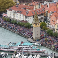 Start in Lindau beim 3-Länder-Marathon