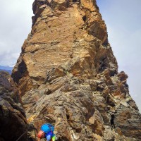 Hochwilde-Überschreitung 08: Klettersteig zwischen Nordgipfel und Hauptgipfel