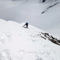 Skitour Schuchtkogel 32: Im Abstieg sollte man noch einmal fokussiert bleiben.