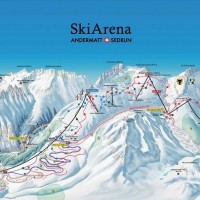 Pistenplan SkiArena Andermatt-Sedrun 2019