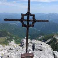 Kleiner Buchstein 34 - Gipfelkreuz des Südgipfels