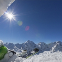 Skifahren, Skiurlaub und Winterurlaub in den Ortler-Alpen