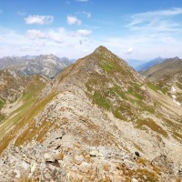 Rettlkirchspitze 13: Blick zurück Richtung Hochstubofen